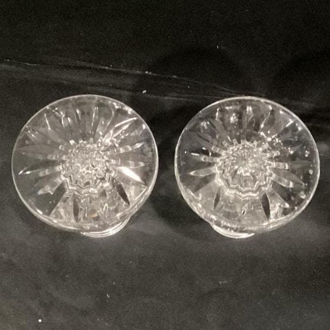 Set Of 2 Vintage Waterford Crystal Blarney 3.5" Candle Holders Candlesticks - Thumbnail 6