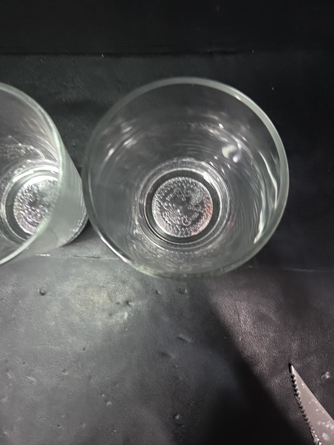 Crown Royal Whiskey Glasses, Set of 2, Embossed Crown Pattern, Drinkware, Gift - Thumbnail 6
