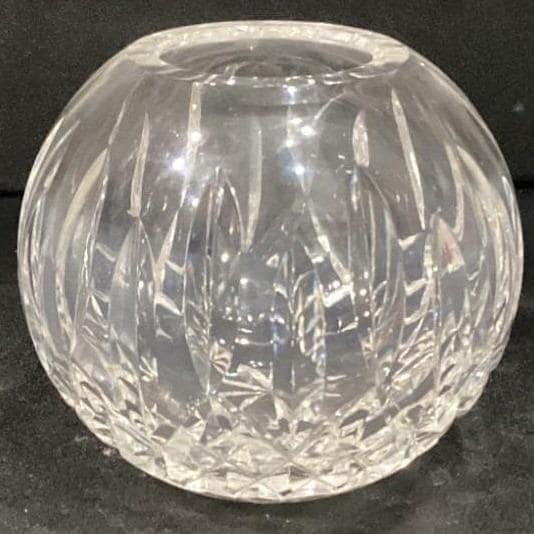Vintage WATERFORD Crystal Lismore Rose Bowl Vase Signed - Thumbnail 6