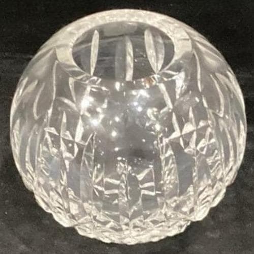 Vintage WATERFORD Crystal Lismore Rose Bowl Vase Signed - Thumbnail 4