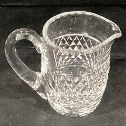 WATERFORD Crystal Glass Creamer Marked Waterford ALANA Pattern 4 inch - Thumbnail 7