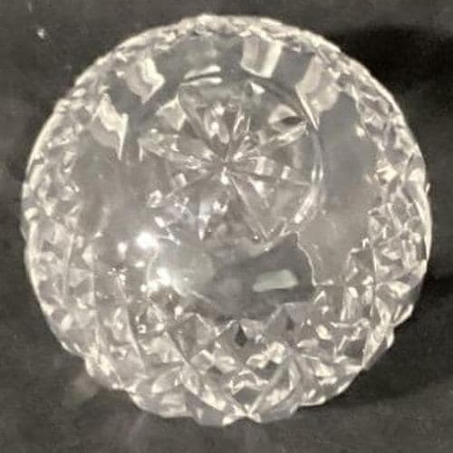 Vintage WATERFORD Crystal Lismore Rose Bowl Vase Signed - Thumbnail 3