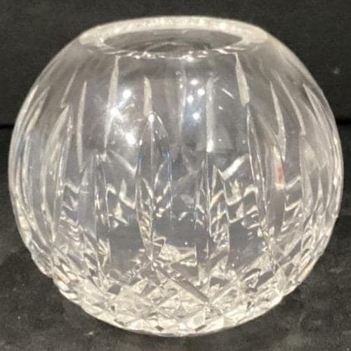 Vintage WATERFORD Crystal Lismore Rose Bowl Vase Signed - Thumbnail 9