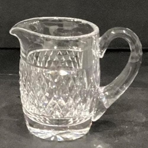 WATERFORD Crystal Glass Creamer Marked Waterford ALANA Pattern 4 inch - Thumbnail 11
