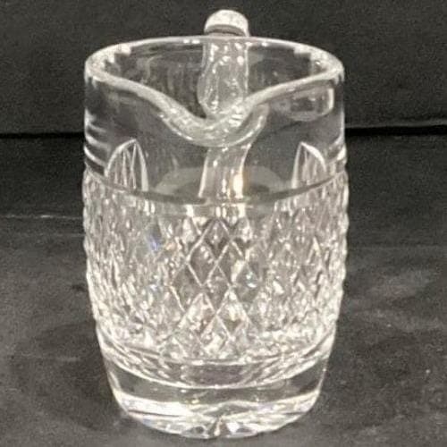 WATERFORD Crystal Glass Creamer Marked Waterford ALANA Pattern 4 inch - Thumbnail 12