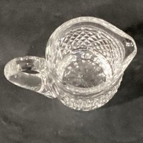 WATERFORD Crystal Glass Creamer Marked Waterford ALANA Pattern 4 inch - Thumbnail 6