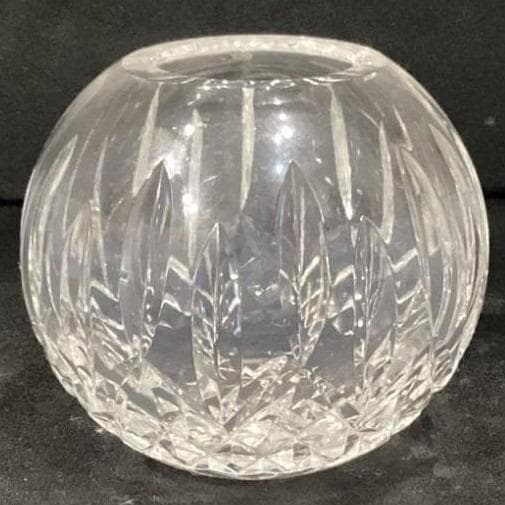 Vintage WATERFORD Crystal Lismore Rose Bowl Vase Signed - Thumbnail 7