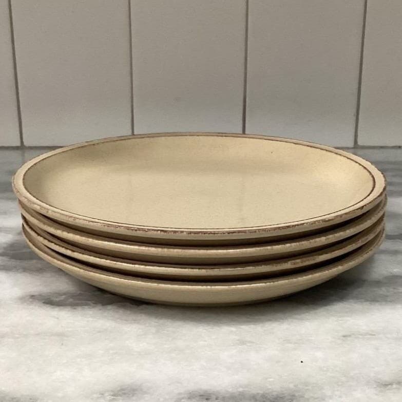Better Homes & Gardens Sutton Salad Plates, Set of 4, Tan Brown Dinnerware - Thumbnail 9