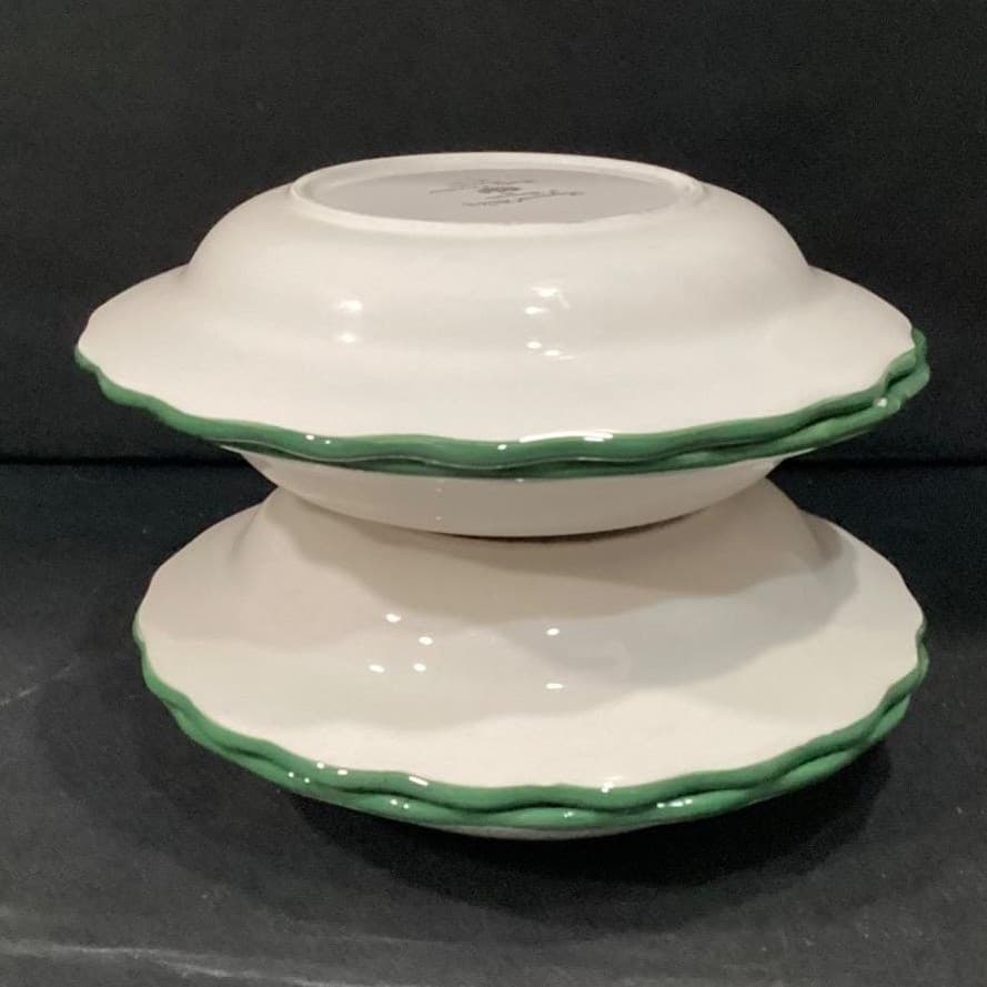 Raymond Waites Cornucopia Salad Bowls, Set of 4, Hand-Painted Tuscan Dinnerware - Thumbnail 12