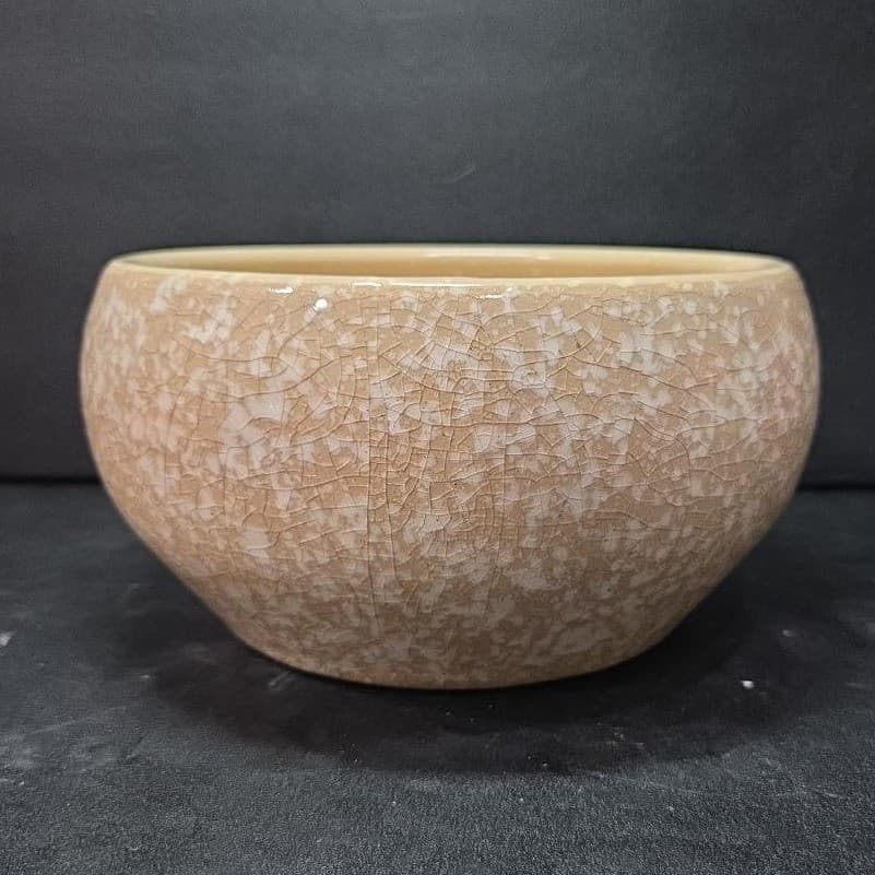 WoodWick Island Coconut Speckled Bowl, Empty Ceramic Candle Vessel, Pottery - Thumbnail 3