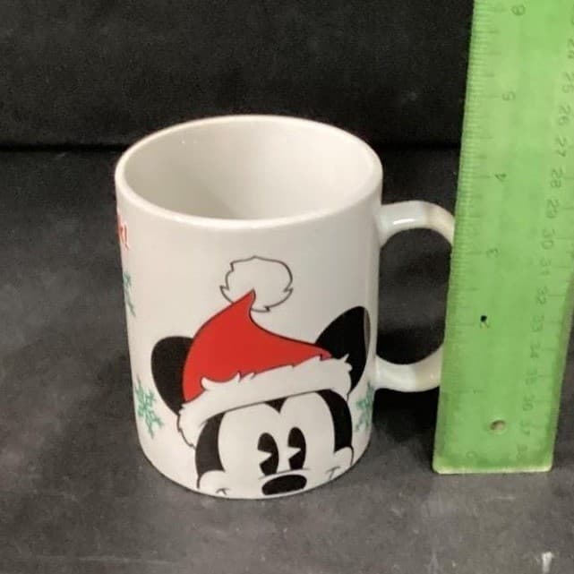 Disney Mickey Mouse Christmas Mug, Zak Designs White Ceramic Holiday Coffee Cup - Thumbnail 6