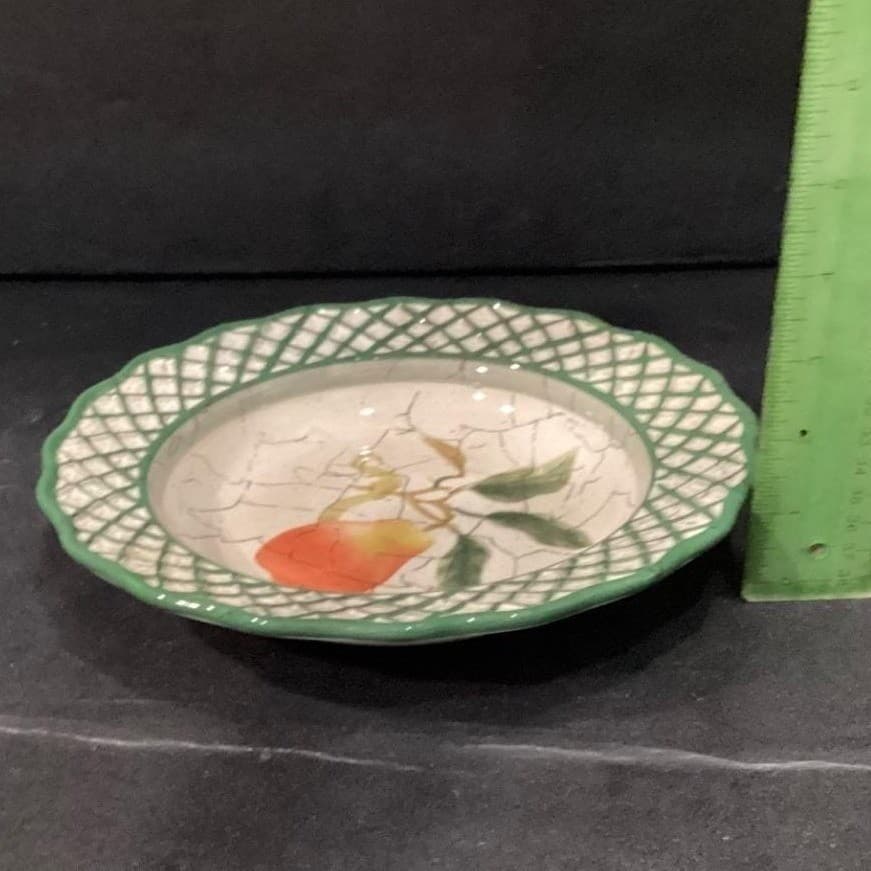 Raymond Waites Cornucopia Salad Bowls, Set of 4, Hand-Painted Tuscan Dinnerware - Thumbnail 8