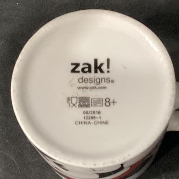 Disney Mickey Mouse Christmas Mug, Zak Designs White Ceramic Holiday Coffee Cup - Thumbnail 10