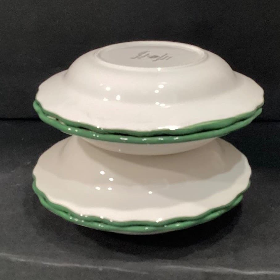 Raymond Waites Cornucopia Salad Bowls, Set of 4, Hand-Painted Tuscan Dinnerware - Thumbnail 10