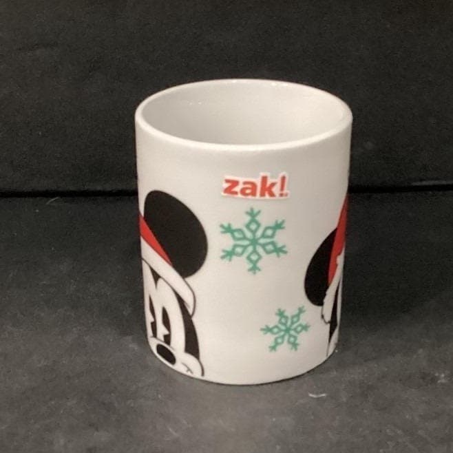 Disney Mickey Mouse Christmas Mug, Zak Designs White Ceramic Holiday Coffee Cup - Thumbnail 5