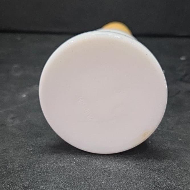Avon Buttercup Cologne Candlestick Bottles, Set of 2, Vintage Milk Glass Decor - Thumbnail 8