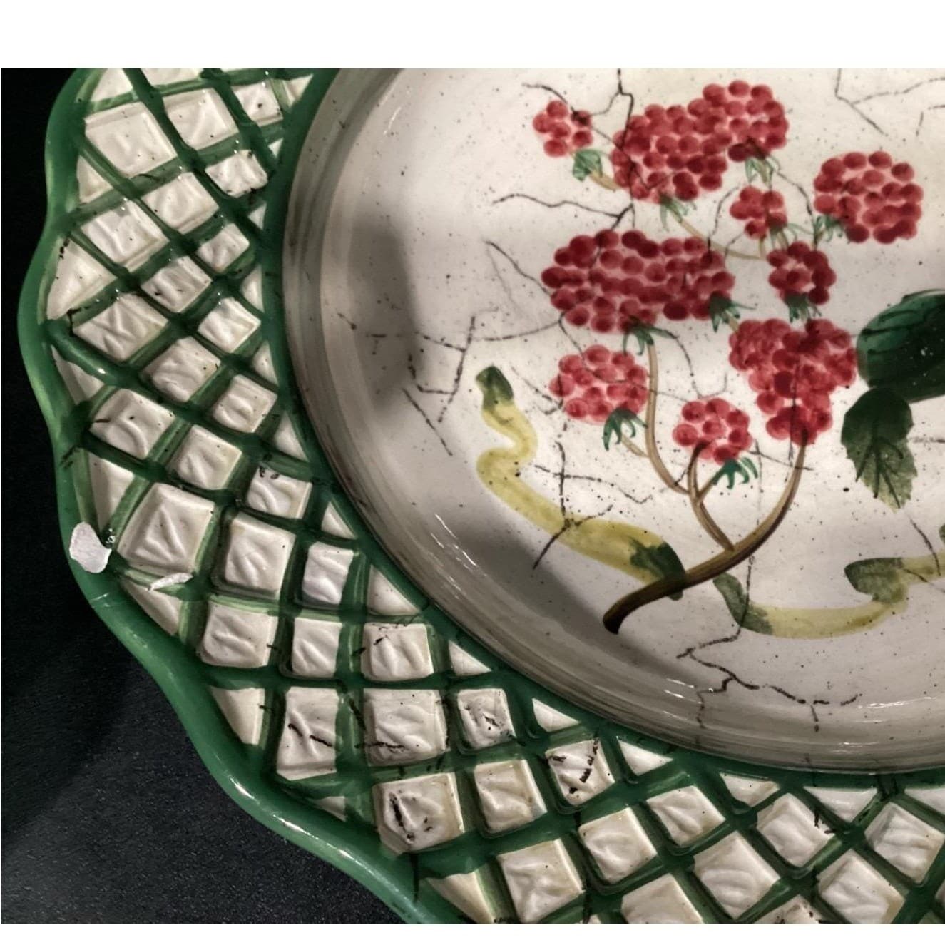 Raymond Waites Cornucopia Salad Bowls, Set of 4, Hand-Painted Tuscan Dinnerware - Thumbnail 4