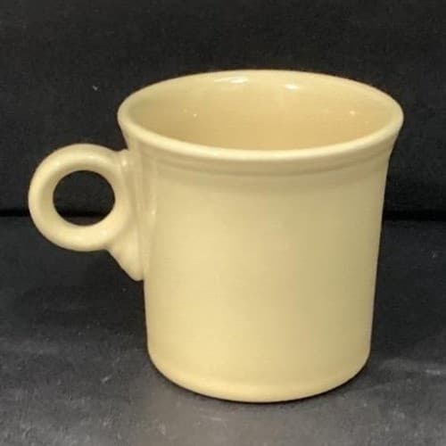 Fiestaware Yellow Ring-Handled Coffee Cup, Vintage Fiesta Mug, American Pottery - Thumbnail 7