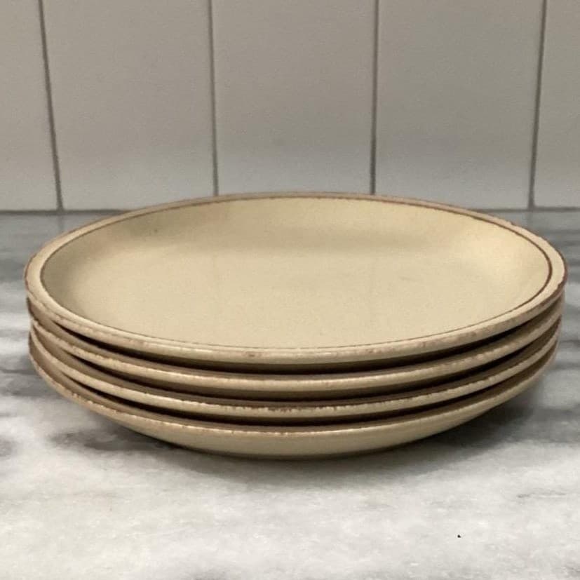 Better Homes & Gardens Sutton Salad Plates, Set of 4, Tan Brown Dinnerware - Thumbnail 10