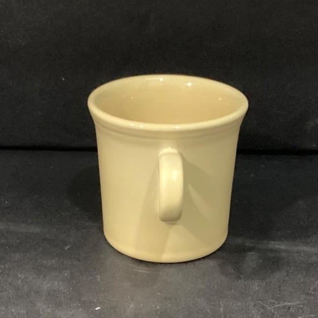 Fiestaware Yellow Ring-Handled Coffee Cup, Vintage Fiesta Mug, American Pottery - Thumbnail 9