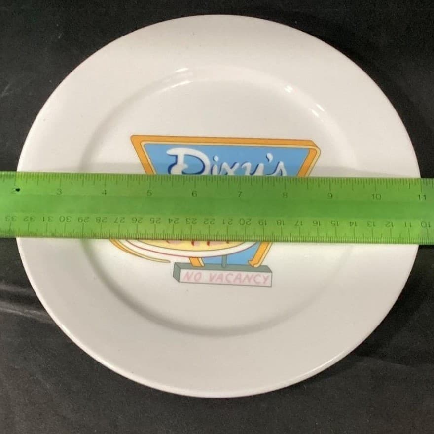 Cellar "Dixy's Motel No Vacancy" Salad Plates, Set of 4, Collectible Dinnerware - Thumbnail 6