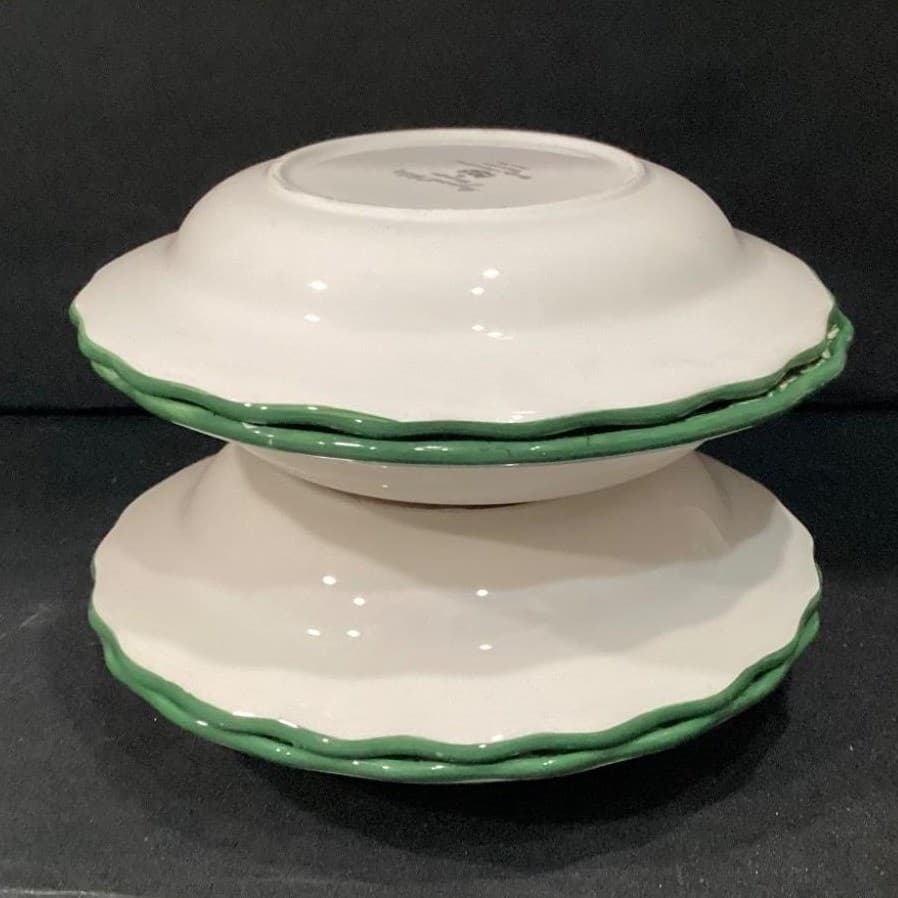 Raymond Waites Cornucopia Salad Bowls, Set of 4, Hand-Painted Tuscan Dinnerware - Thumbnail 11