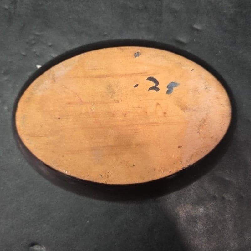 Ceramic Brown Artisan Pottery Oval Bowl, Vintage Handmade Rustic Trinket Dish - Thumbnail 8