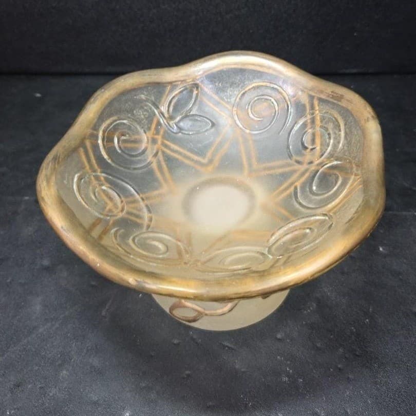 Wamsutta Resin Gold Accent Footed Bowl, Soap Or Trinket Dish, Replacement Decor - Thumbnail 6