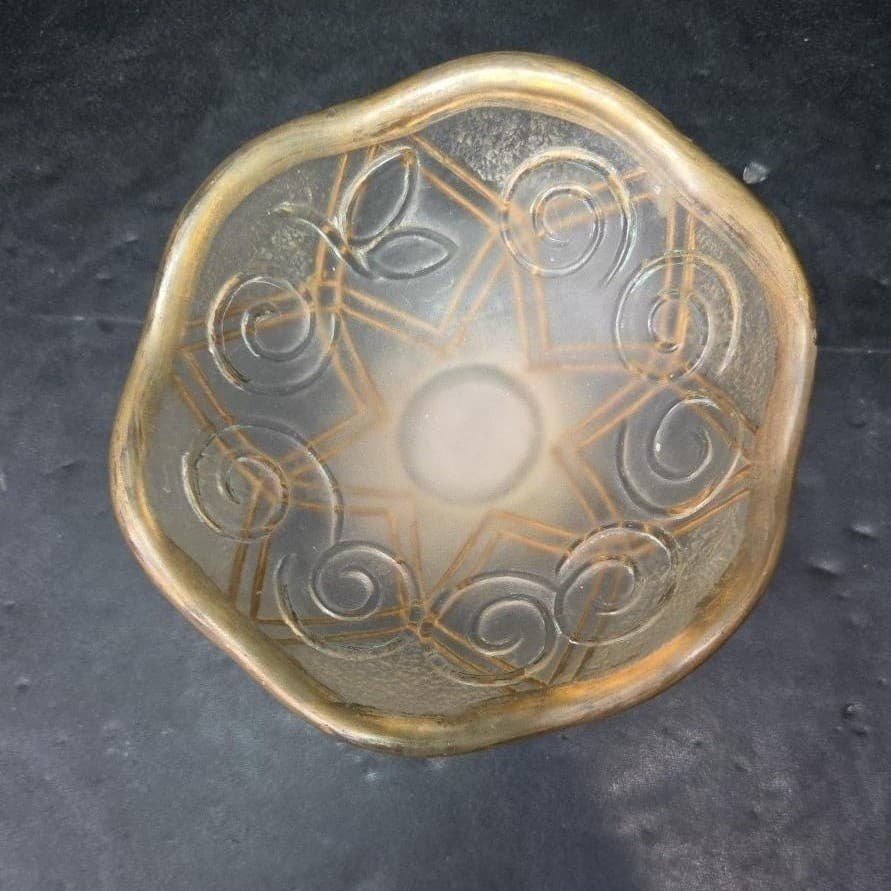 Wamsutta Resin Gold Accent Footed Bowl, Soap Or Trinket Dish, Replacement Decor - Thumbnail 7