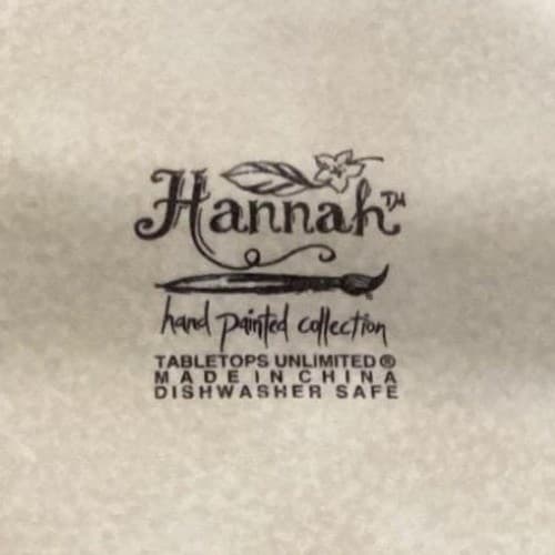 Hannah TableTops Unlimited Fruit Themed Dinner Plates, Set of 4, Hand Painted - Thumbnail 5