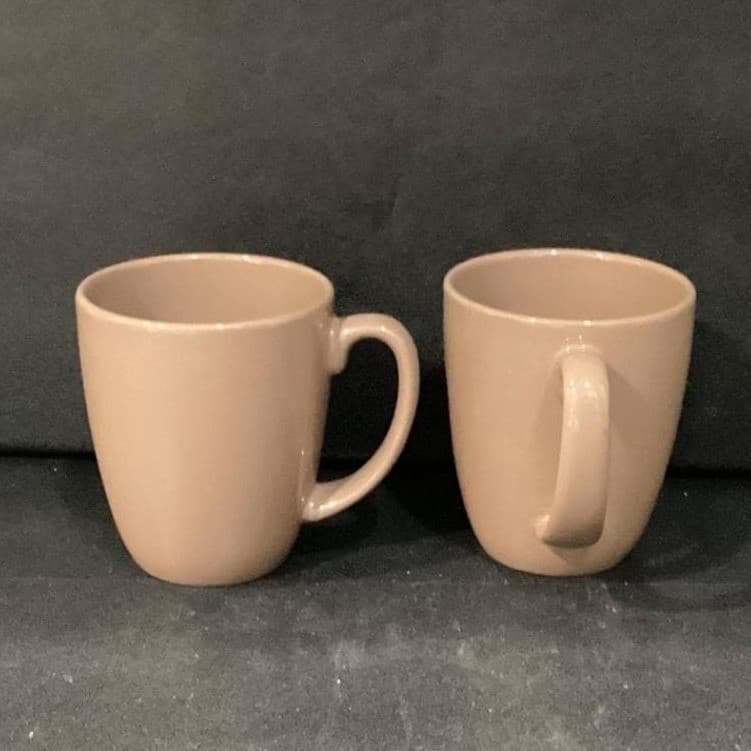 Corelle Coordinates Brown Coffee Cups, Set Of 2, Vintage Porcelain Mug Drinkware - Thumbnail 9
