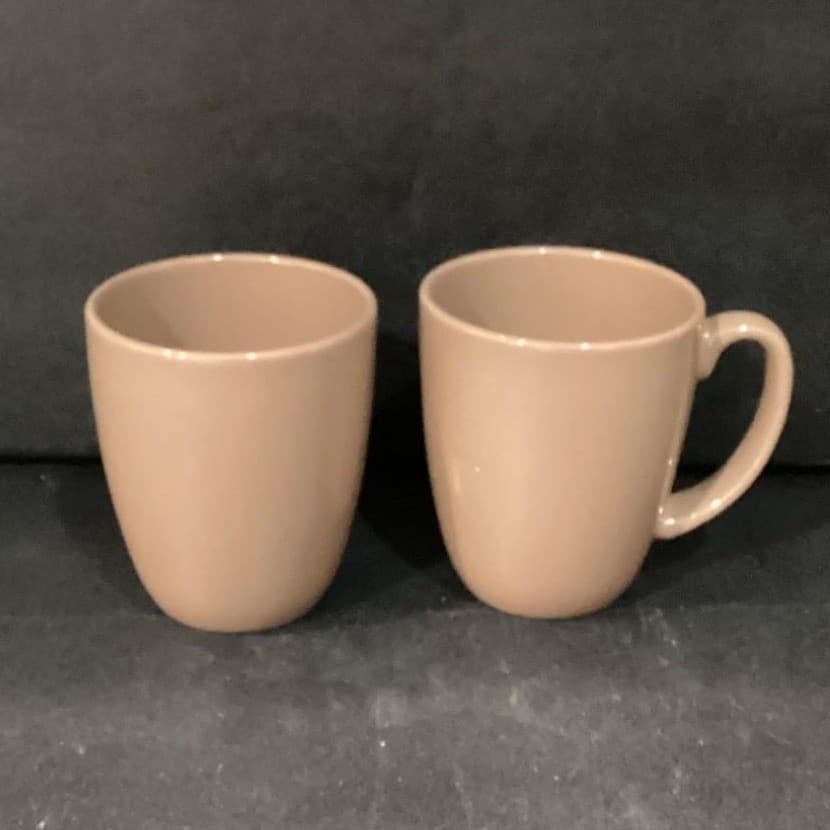 Corelle Coordinates Brown Coffee Cups, Set Of 2, Vintage Porcelain Mug Drinkware - Thumbnail 10
