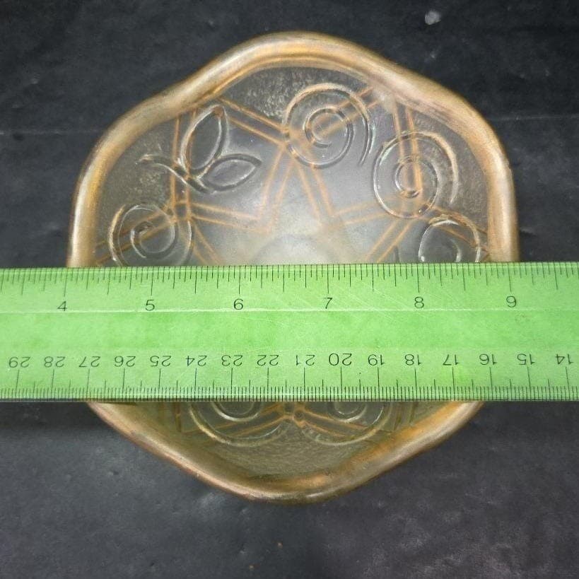 Wamsutta Resin Gold Accent Footed Bowl, Soap Or Trinket Dish, Replacement Decor - Thumbnail 10