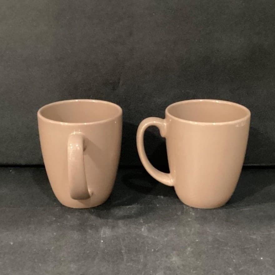 Corelle Coordinates Brown Coffee Cups, Set Of 2, Vintage Porcelain Mug Drinkware - Thumbnail 8