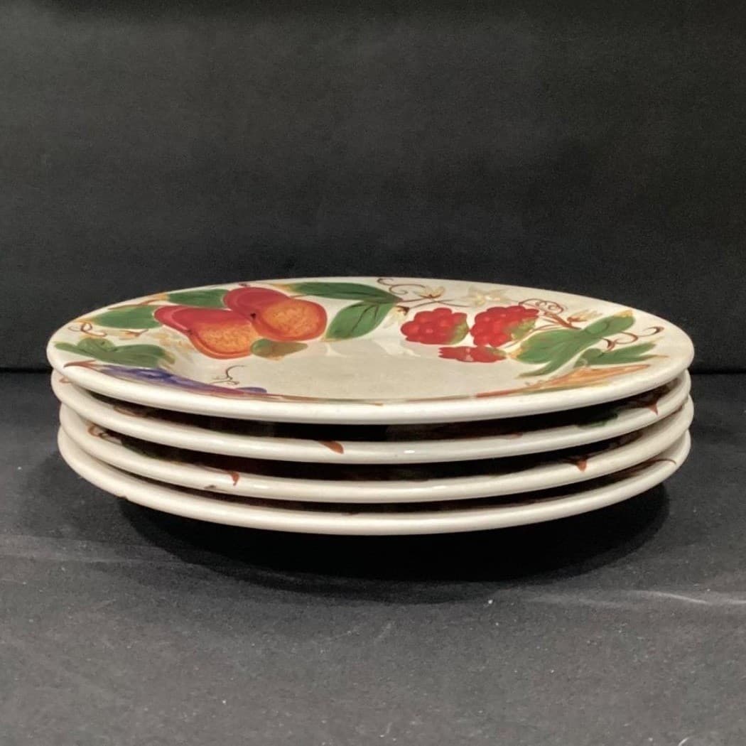 Hannah TableTops Unlimited Fruit Themed Dinner Plates, Set of 4, Hand Painted - Thumbnail 7
