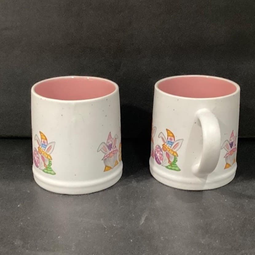 Carrot Patch Cottage Easter Gnome Oversized Coffee Cups, Set of 2, Drinkware - Thumbnail 8