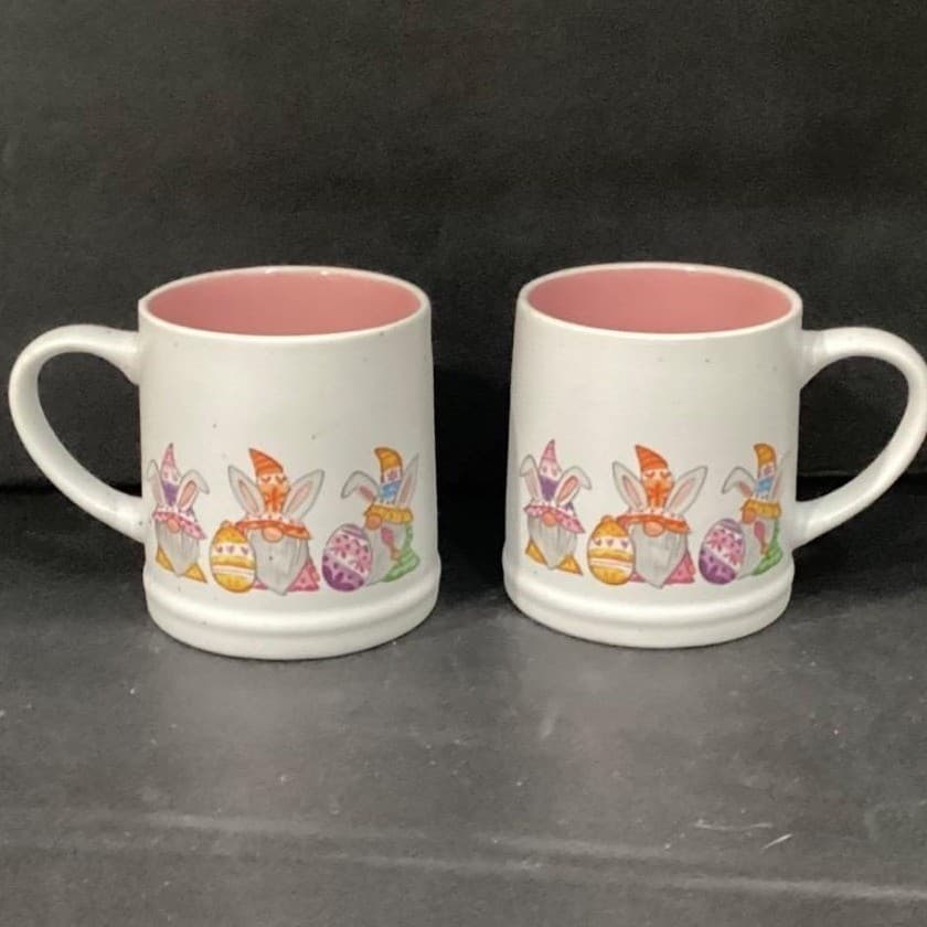 Carrot Patch Cottage Easter Gnome Oversized Coffee Cups, Set of 2, Drinkware - Thumbnail 9