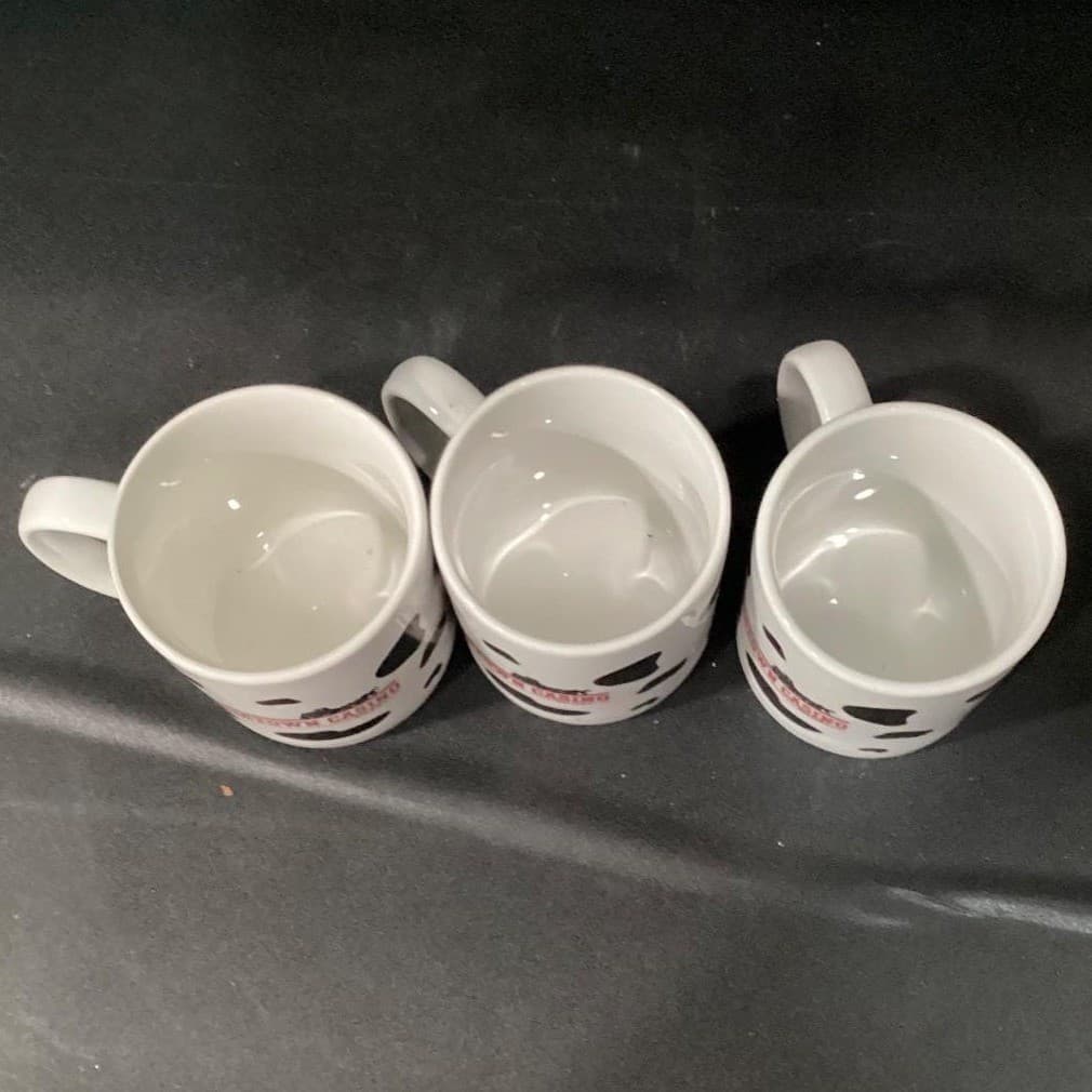 Boomtown Casino Moo Juice Coffee Cups, Set of 3, Vtg Biloxi Mississippi Keepsake - Thumbnail 3