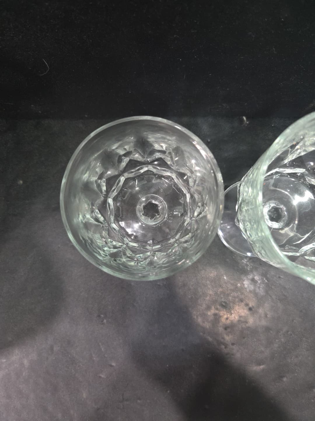 Arcoroc France Arctic Stemmed Crystal Wine Misc Glasses Set of 2 Vintage Clear - Thumbnail 6