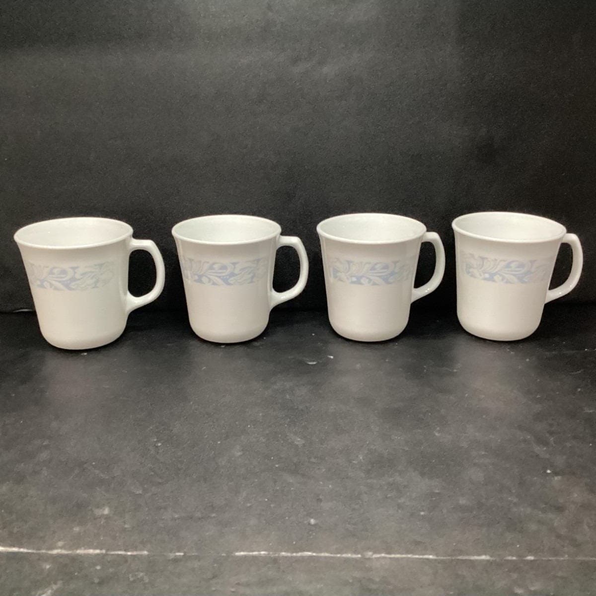 Corelle Corning Sea and Sand Coffee Cups, Set of 4, Vintage Mugs, Drinkware - Thumbnail 2