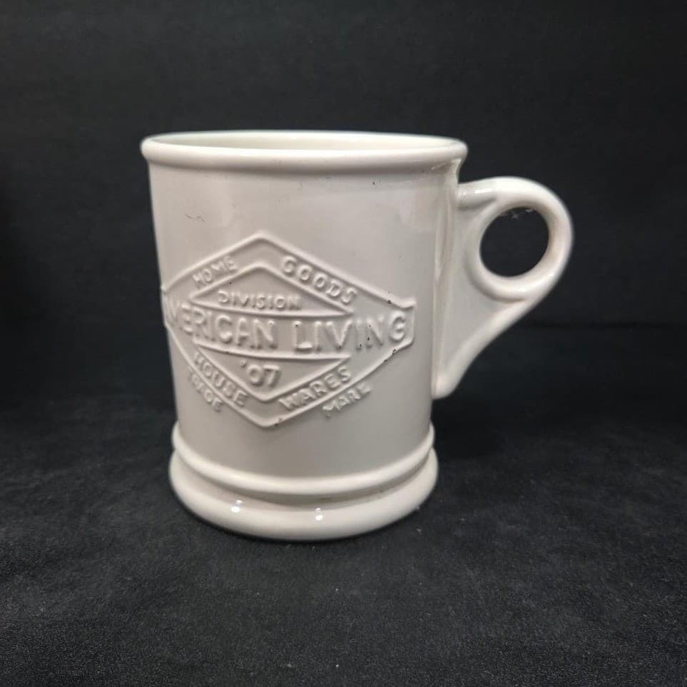 American Living General Store Coffee Mug, Textured 3D Vintage Cup, Drinkware - Thumbnail 2
