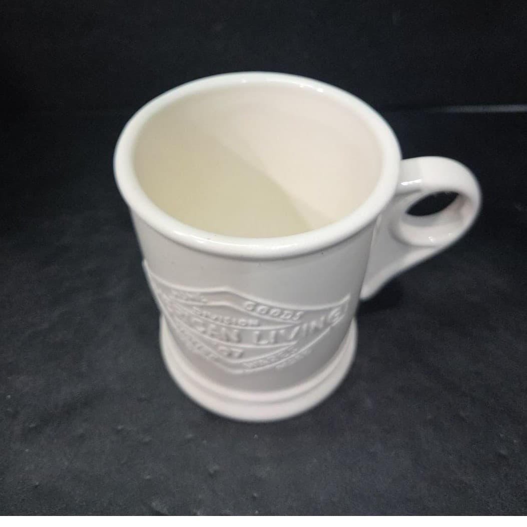American Living General Store Coffee Mug, Textured 3D Vintage Cup, Drinkware - Thumbnail 6