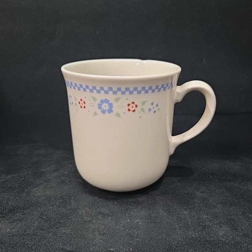 Corelle Corning Ware Needlepoint Mug, Vintage 8oz Coffee Cup, Replacement - Thumbnail 4