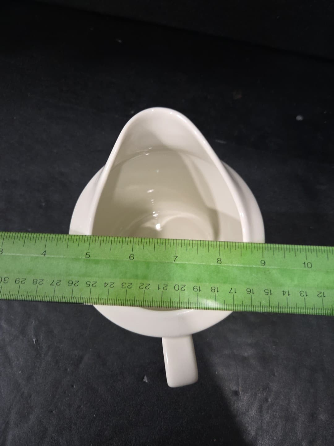 Real Simple White Creamer Pitcher, Sturdy Gravy Sauce Pitcher, Butter Pitcher - Thumbnail 9