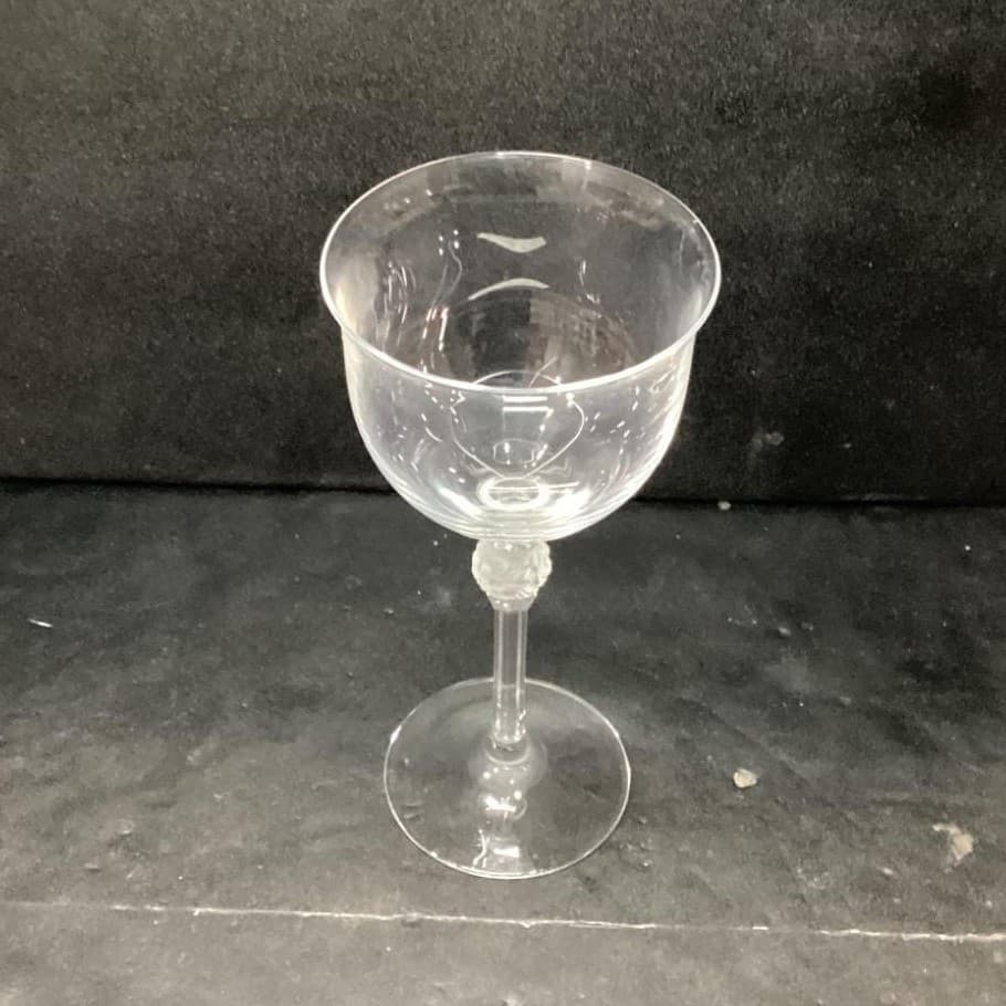 Mikasa Crystal Promises Wine Glass, Vtg Frosted Ball Stem, Replacement Stemware - Thumbnail 7