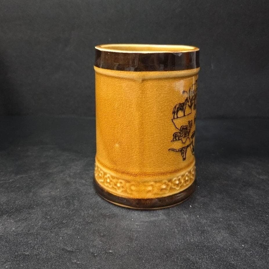 Texas "The Lone Star State" Mug, Vintage Brown Coffee Cup, Souvenir Collectible - Thumbnail 5