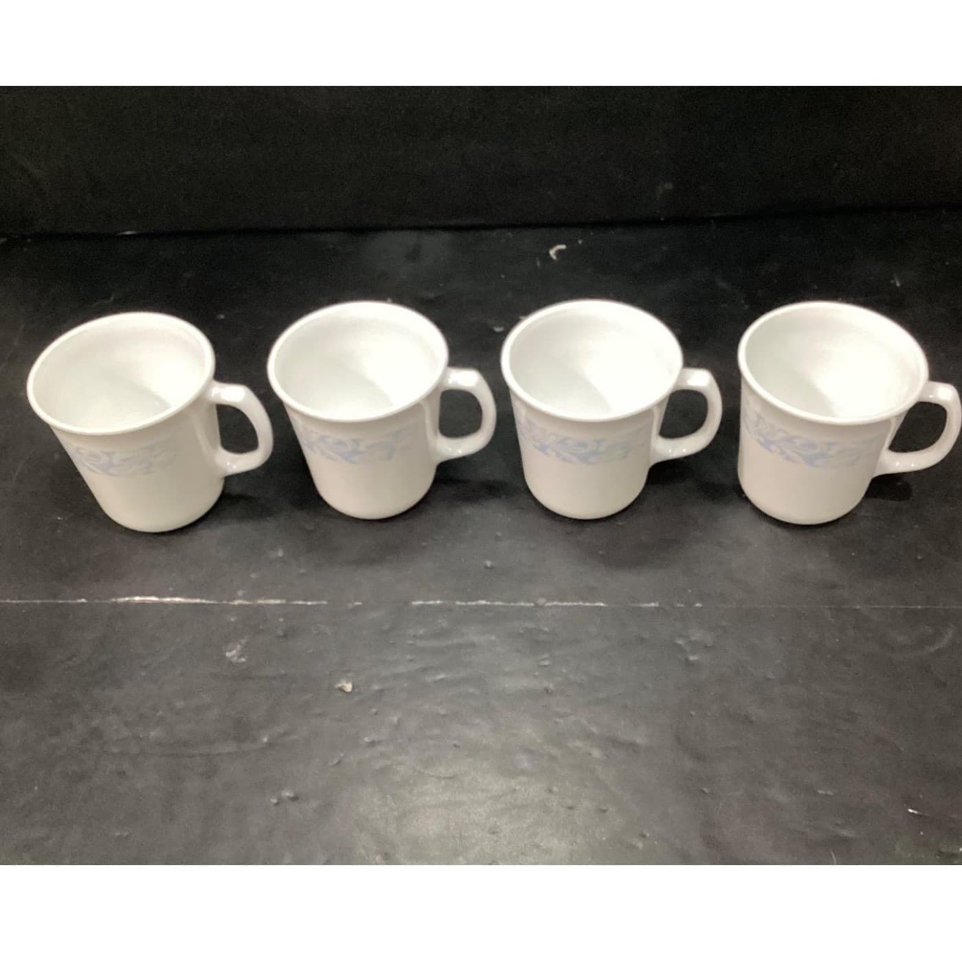 Corelle Corning Sea and Sand Coffee Cups, Set of 4, Vintage Mugs, Drinkware - Thumbnail 6