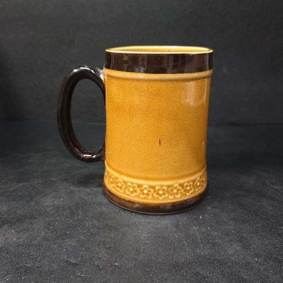 Texas "The Lone Star State" Mug, Vintage Brown Coffee Cup, Souvenir Collectible - Thumbnail 4