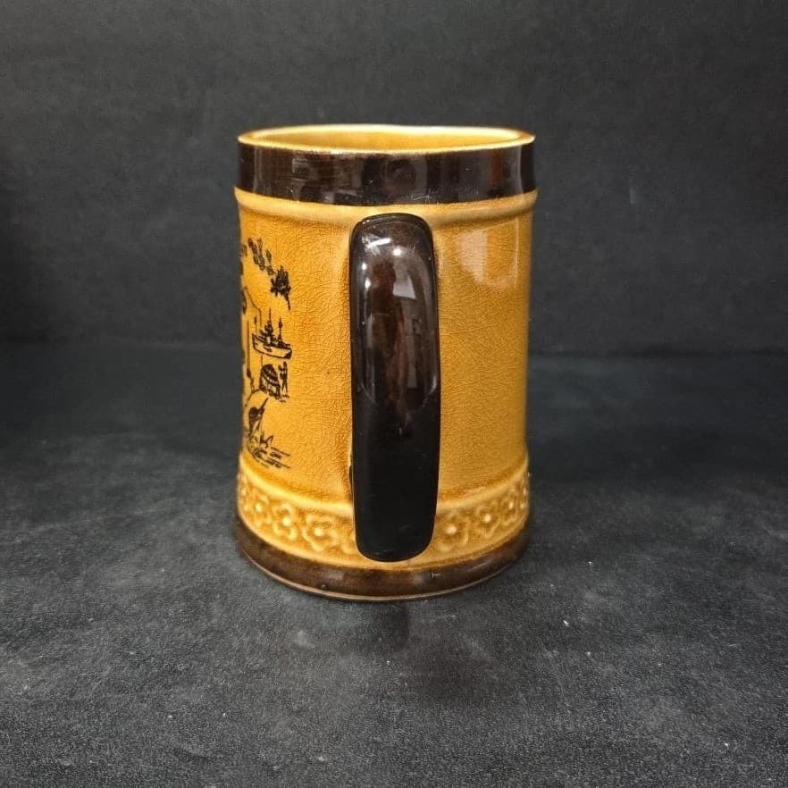 Texas "The Lone Star State" Mug, Vintage Brown Coffee Cup, Souvenir Collectible - Thumbnail 3
