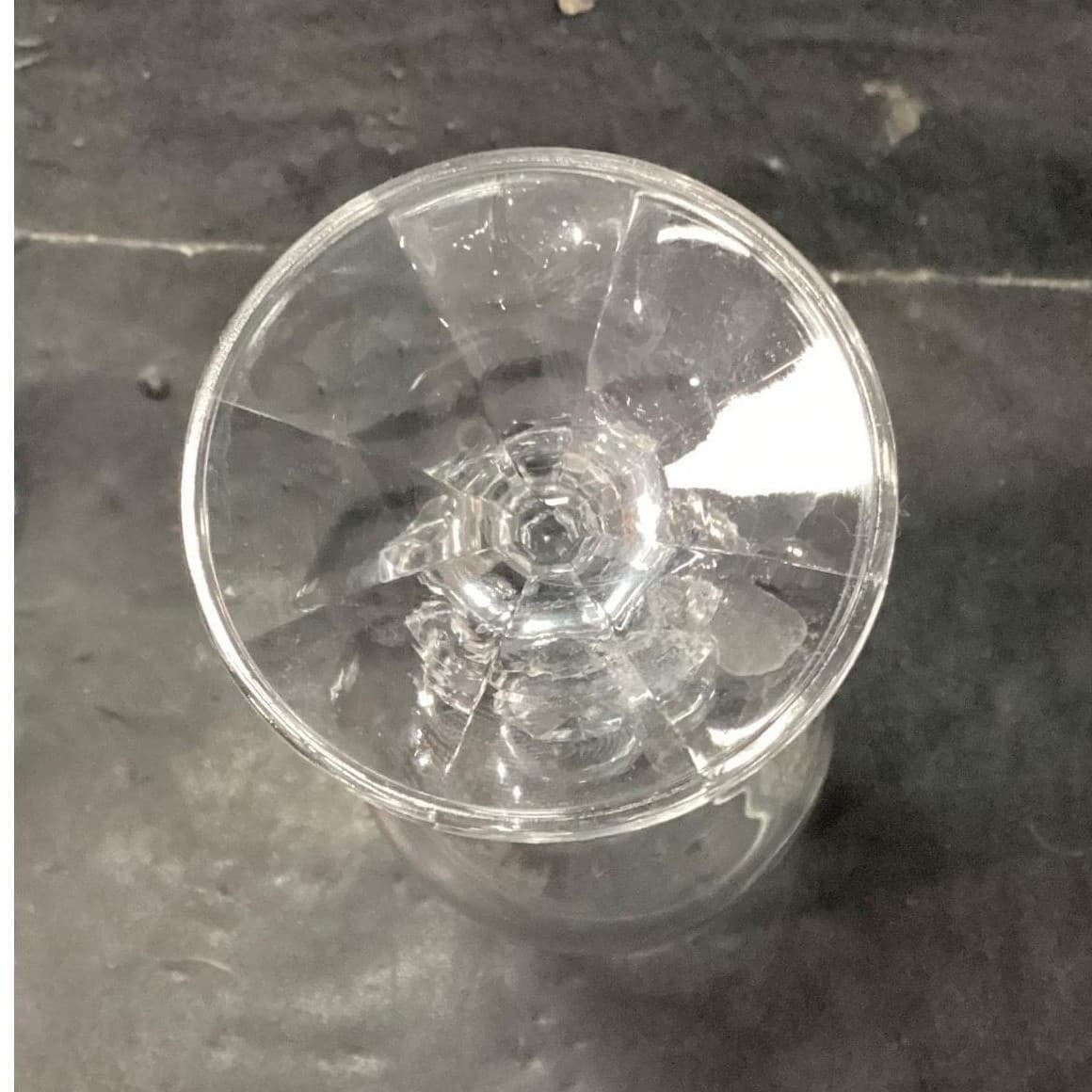 Bohemia Crystal Cascade Champagne Flutes, Set of 2, Vintage Etched Stemware - Thumbnail 8